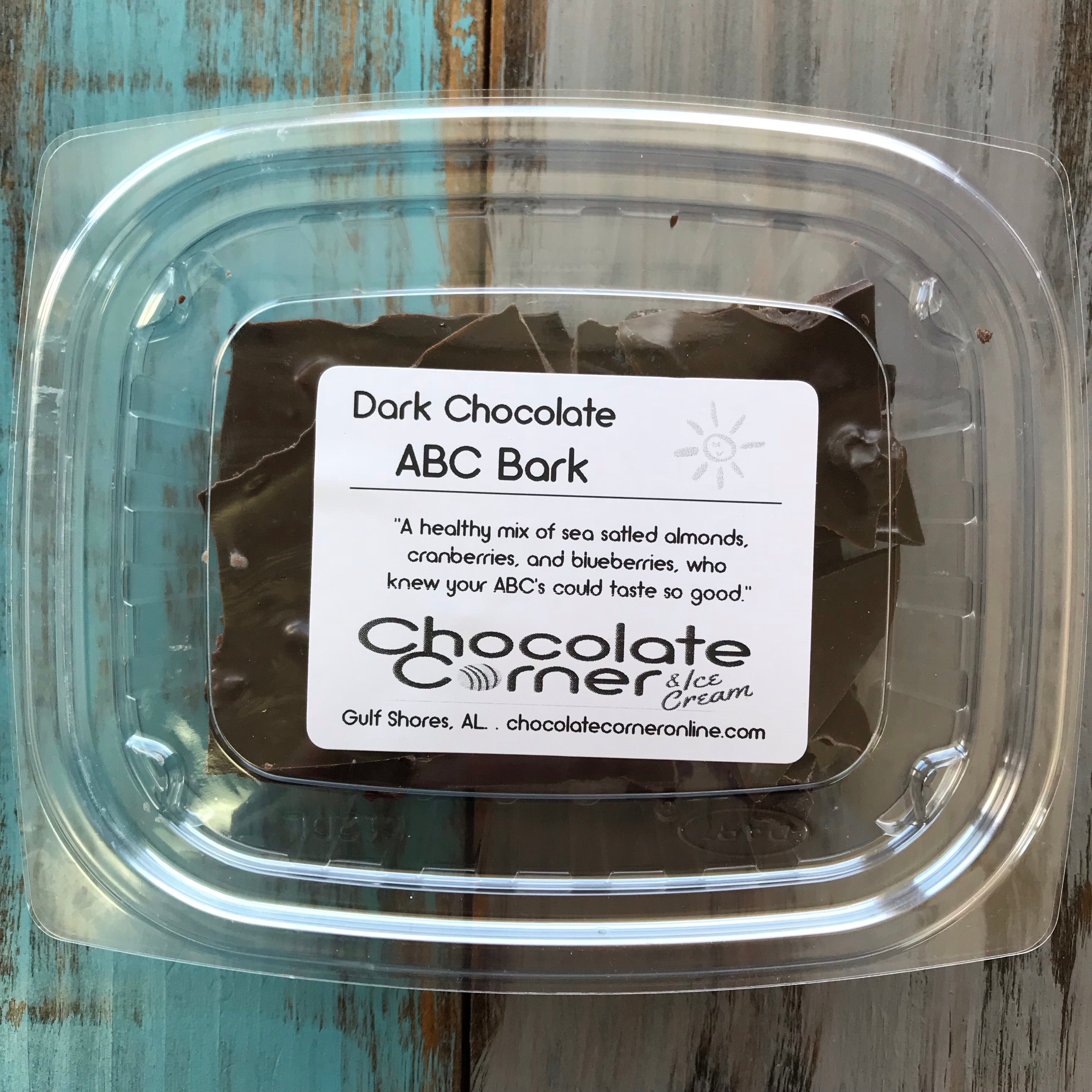 Dark Chocolate ABC Bark